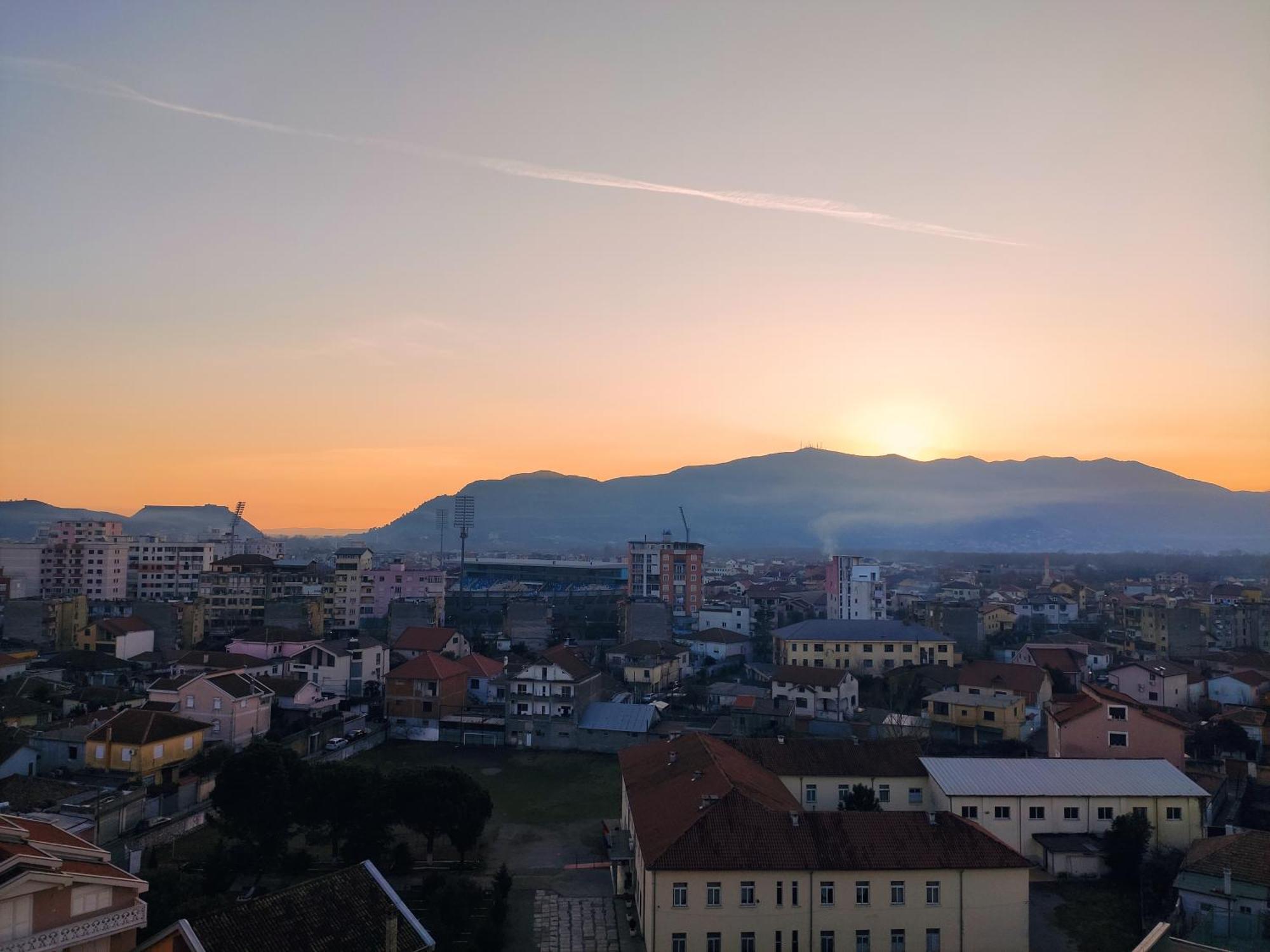 Sunset View Apartment Shkoder Rooftop Extérieur photo